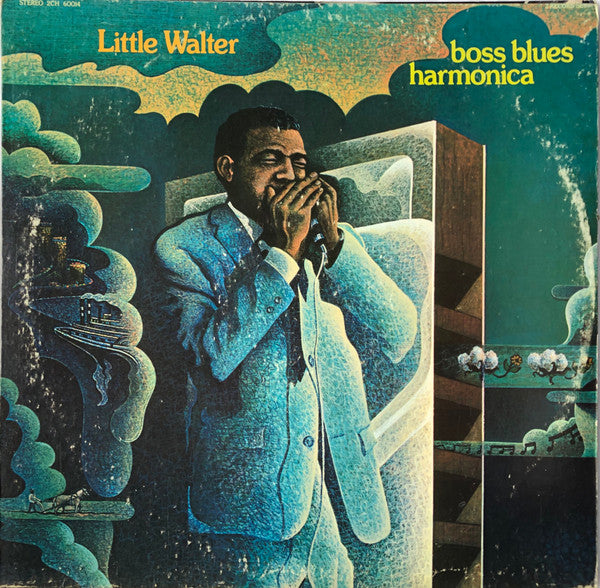 Little Walter - Boss Blues Harmonica - VG+ 2 LP Record 1972 Chess USA Original Vinyl - Harmonica Blues - Shuga Records