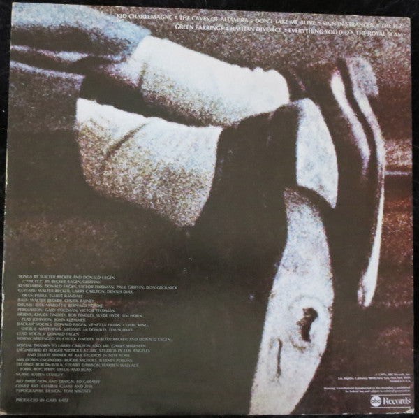 Steely Dan - The Royal Scam - VG LP Record 1976 ABC USA Original Vinyl - Classic Rock / Jazz-Rock - Shuga Records