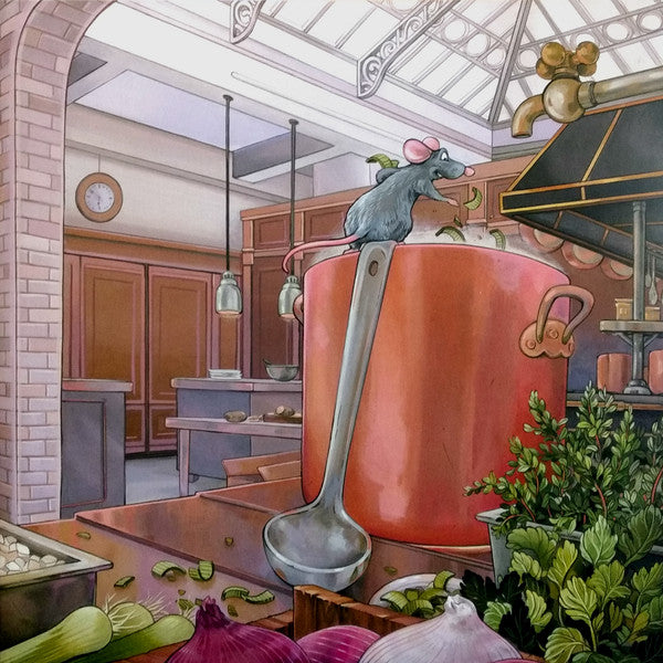 Michael Giacchino - Ratatouille (2007) - Mint- 2 LP Record 2017 Mondo Original Walt Disney USA Clear w/ Red, Yellow & Green Splatter Vinyl - Soundtrack - Shuga Records