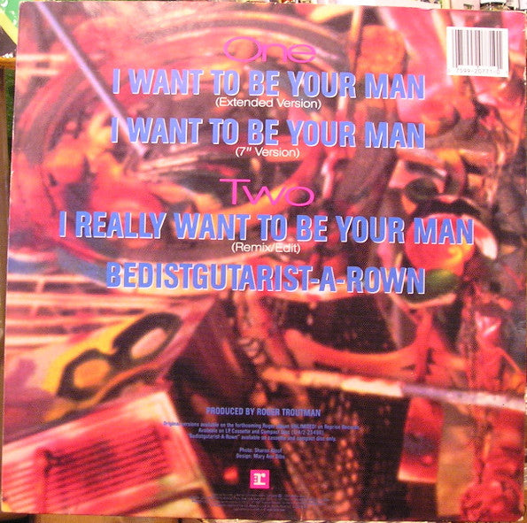 Roger - I Want To Be Your Man - Mint- 12" Single Record 1987 Reprise USA Original Vinyl - Funk / R&B - Shuga Records