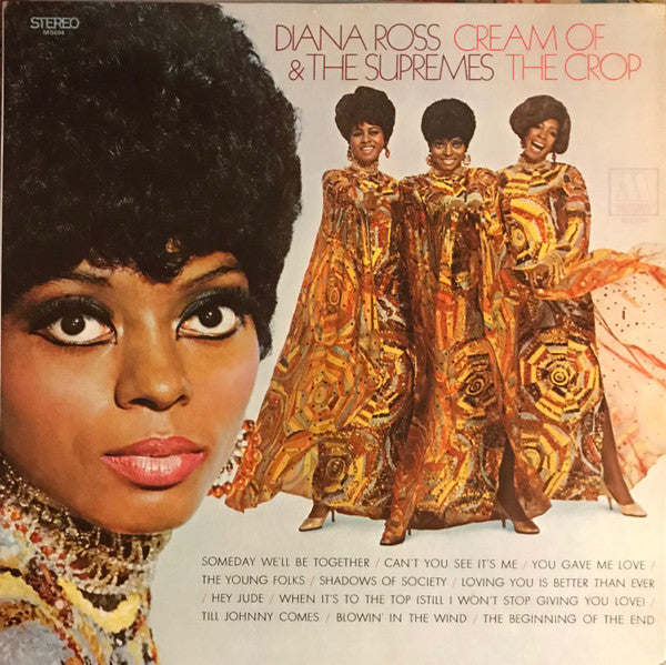 Diana Ross And The Supremes - Cream Of The Crop - VG+ LP Record 1969 Motown USA Original Vinyl - Soul / Rhythm & Blues - Shuga Records