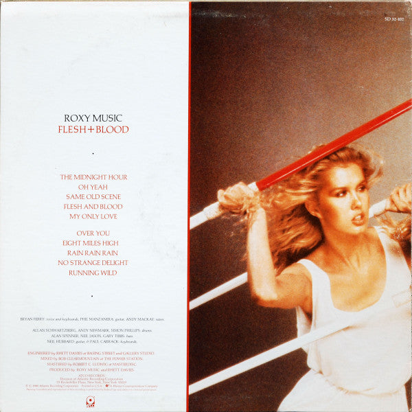 Roxy Music - Flesh + Blood - VG+ LP Record 1980 ATCO USA Original Robert Ludwig Mastered - Pop Rock / Art Roc - Shuga Records