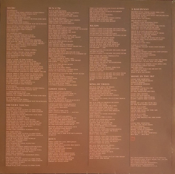 Cat Stevens - Buddha And The Chocolate Box - VG+ LP Record 1974 A&M USA Vinyl - Pop Rock / Folk Rock - Shuga Records