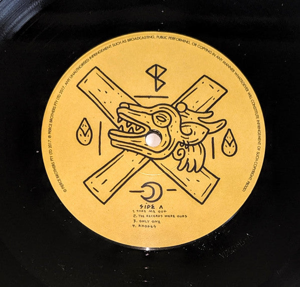 Pierce Brothers - The Records Were Ours - Mint- EP Record 2017 Lemon Tree Music Australia Black Vinyl & Download - Rock / Folk Rock - Shuga Records