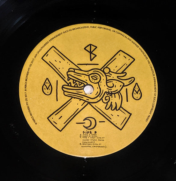 Pierce Brothers - The Records Were Ours - Mint- EP Record 2017 Lemon Tree Music Australia Black Vinyl & Download - Rock / Folk Rock - Shuga Records