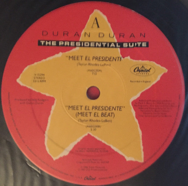 Duran Duran - The Presidential Suite - Mint- 12" Single Record 1987 Capitol USA Vinyl - Pop Rock / Synth-pop - Shuga Records