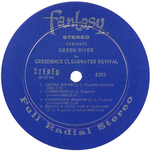 Creedence Clearwater Revival - Green River - VG+ LP Record 1969 Fantasy USA Original Vinyl - Classic Rock - Shuga Records