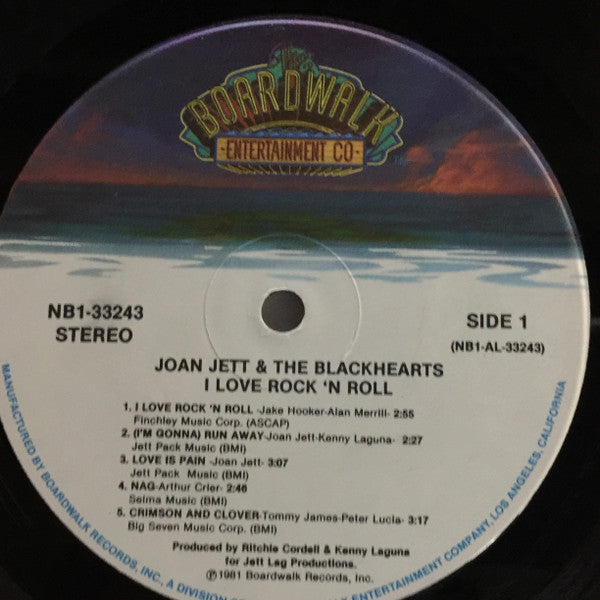 Joan Jett & The Blackhearts - I Love Rock 'N Roll - Mint- LP Record 1981 Boardwalk USA Original Vinyl in Shrink - Hard Rock - Shuga Records