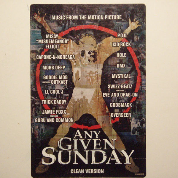 Various – Music From The Motion Picture Any Given Sunday - VG+ 3 LP Record 2000 Warner Atlantic Promo Clean Version Vinyl - Soundtrack / Hip Hop - Shuga Records