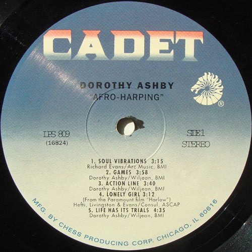 Dorothy Ashby - Afro-Harping (1968) - Mint- LP Record 2006 Cadet Scorpio 180 gram RARE Vinyl - Soul-Jazz / Jazz-Funk