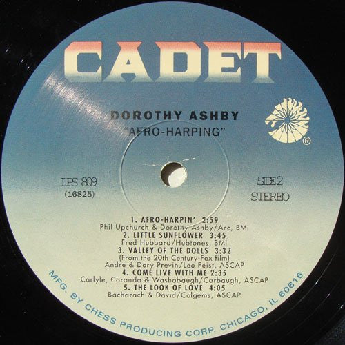 Dorothy Ashby - Afro-Harping (1968) - Mint- LP Record 2006 Cadet Scorpio 180 gram RARE Vinyl - Soul-Jazz / Jazz-Funk