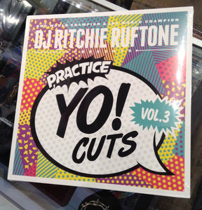 Ritchie Ruftone - Practice Yo! Cuts Vol.3 - VG+ LP Record 2017 Turntable Training Wax Teal Vinyl - Hip Hop / DJ Battle Tool - Shuga Records