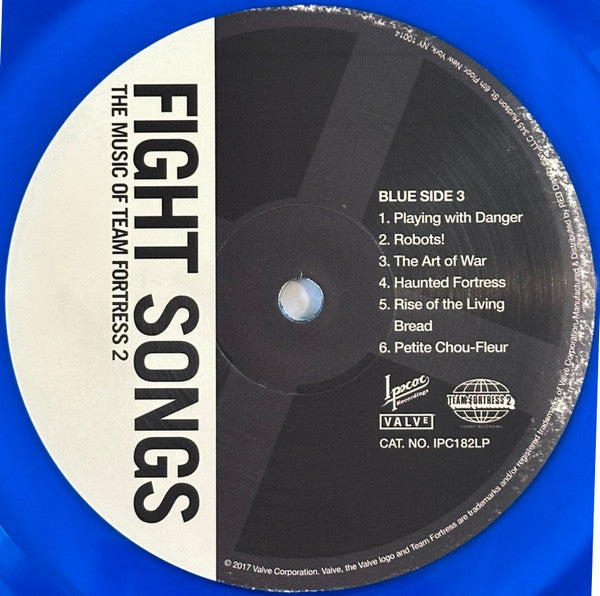 Valve Studio Orchestra - Fight Songs: The Music of Team Fortress 2 - New 2 LP Record 2017 Ipecac Red & Blue Vinyl - Video Game Soundtrack - Shuga Records
