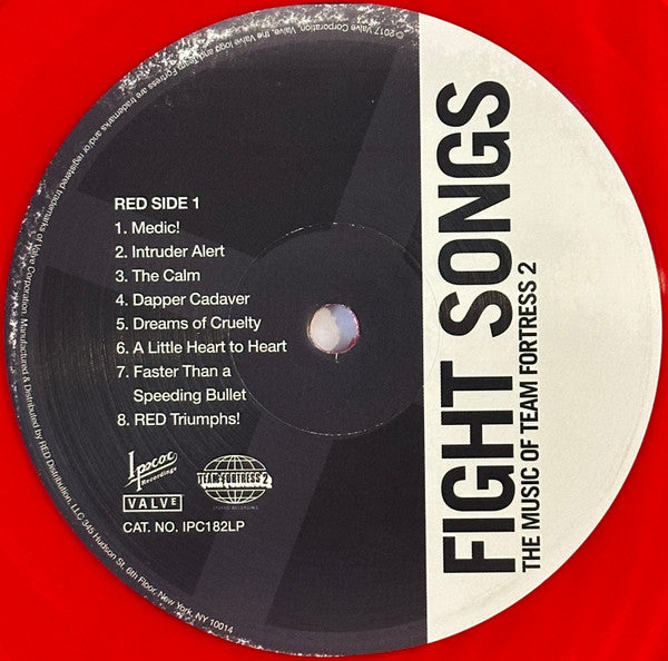 Valve Studio Orchestra - Fight Songs: The Music of Team Fortress 2 - New 2 LP Record 2017 Ipecac Red & Blue Vinyl - Video Game Soundtrack - Shuga Records