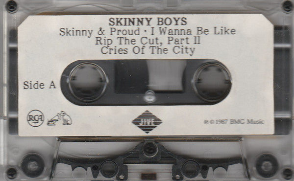 Skinny Boys - Skinny & Proud - Mint- Cassette 1987 Jive USA Advance Promo Tape - Hip Hop - Shuga Records