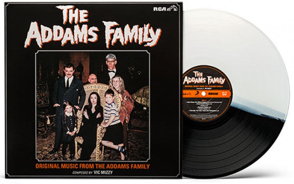 Vic Mizzy - Original Music From The Addams Family (1965) - New LP Record 2017 Spacelab9 ThinkGeek Exclusive Gomez Addams Black/White Split Vinyl & Insert - Soundtrack - Shuga Records