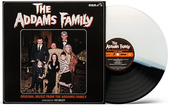 Vic Mizzy – Original Music From The Addams Family (1965) - New LP Record 2017 Spacelab9 ThinkGeek Exclusive Gomez Addams Black/White Split Vinyl & Insert - Soundtrack