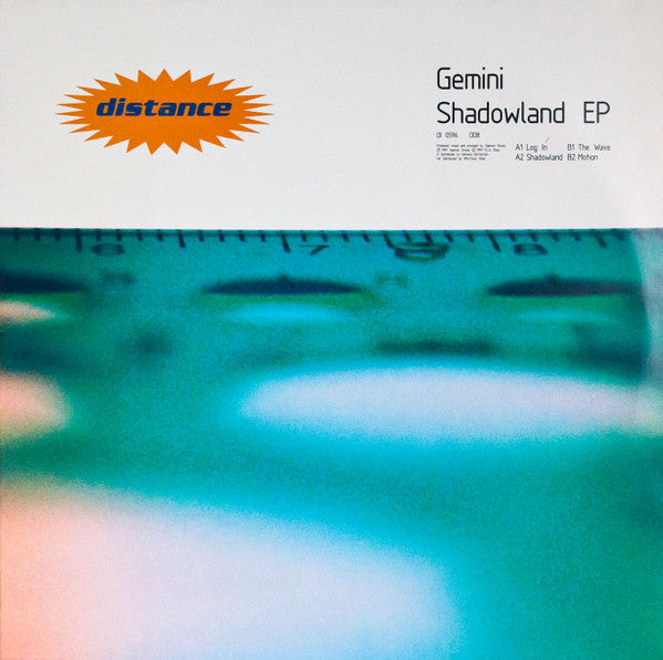 Gemini - Shadowland EP - VG+ 12" EP Record 1997 Distance France Vinyl - House / Deep House / Tech House - Shuga Records