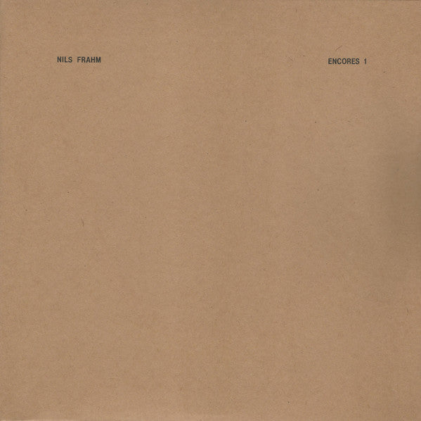 Nils Frahm – All Melody - New 3 LP Record 2018 Erased Tapes Vinyl - Electronic / Abstract - Shuga Records