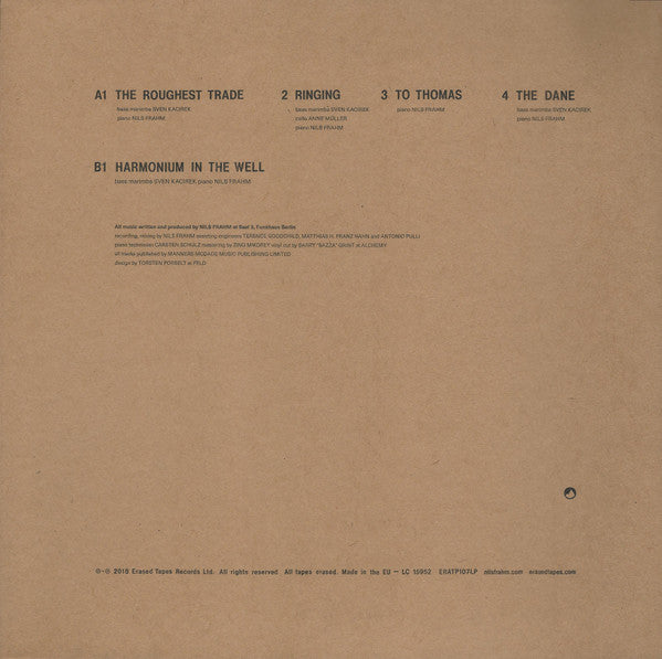 Nils Frahm – All Melody - New 3 LP Record 2018 Erased Tapes Vinyl - Electronic / Abstract - Shuga Records