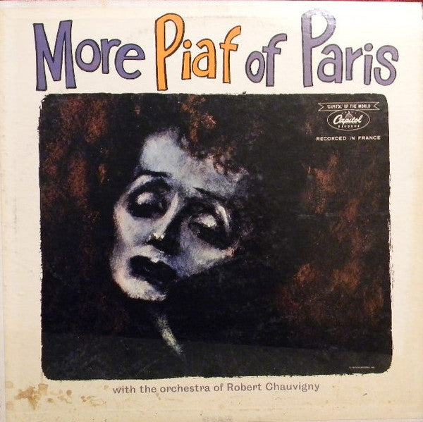Edith Piaf - More Piaf Of Paris - VG LP Record 1961 Capitol USA Mono Original Vinyl - Pop / Chanson - Shuga Records