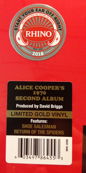 Alice Cooper - Easy Action (1970) - New LP Record 2018 Warner Mispress w/Killer & Gold Vinyl - Classic Rock / Psychedelic Rock - Shuga Records