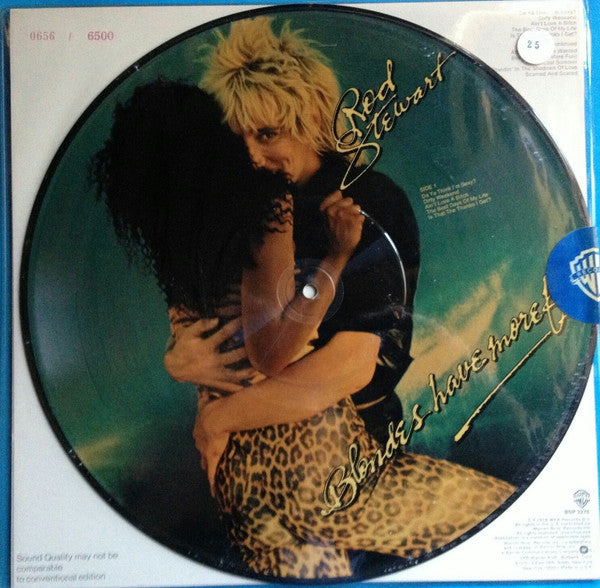 Rod Stewart - Blondes Have More Fun - New LP Record 1978 Warner USA Picture Disc Vinyl & Numbered - Soft Rock / Pop Rock - Shuga Records