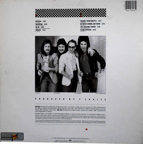 Players - Players - Mint- LP Record 1987 Passport Jazz USA Promo Vinyl - Jazz / Fusion / Jazz-Rock - Shuga Records