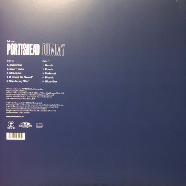 Portishead - Dummy (1994) - New LP Record 2017 Go! Beat Europe 180 gram Vinyl - Electronic / Trip Hop / Downtempo