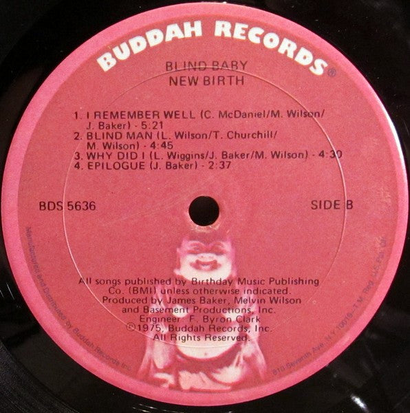The New Birth - Blind Baby - VG+ LP Record 1975 Buddah USA Original Vinyl - Funk / Soul - Shuga Records