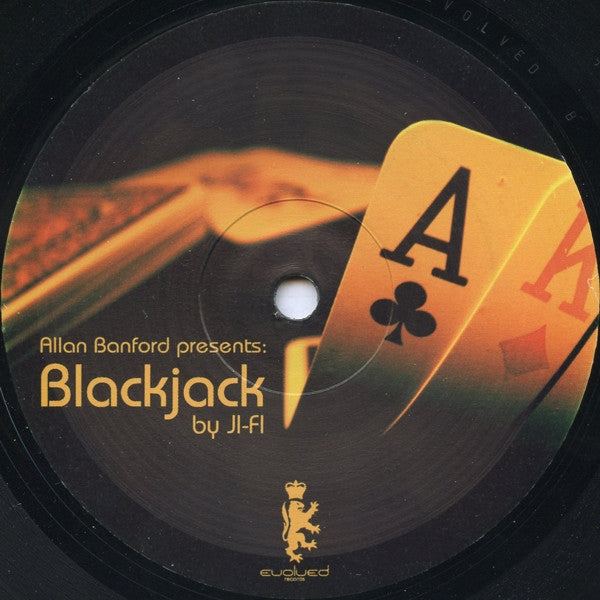 Allan Banfor Presents Ji-Fi - Blackjack - New 12" Single Record 2007 Evolved UK Vinyl - Techno / Electro / Minimal - Shuga Records