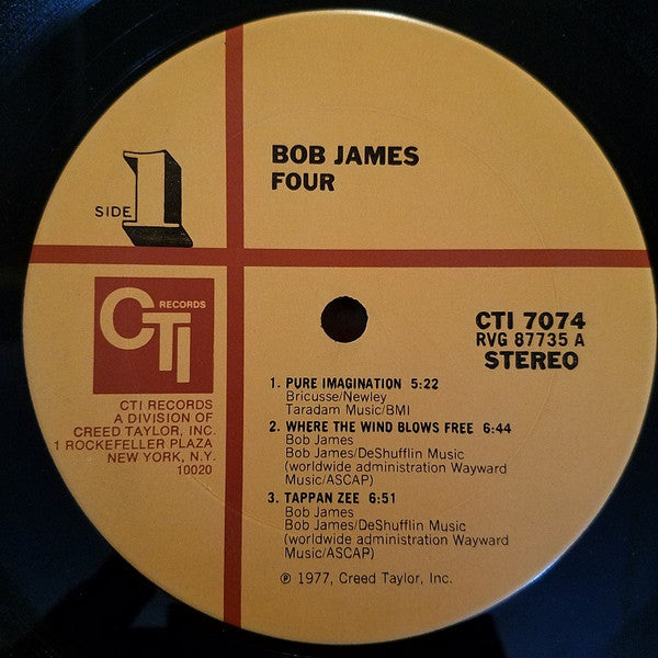 Bob James – BJ4 - VG LP Record 1977 CTI Vinyl - Jazz Fusion - Shuga Records