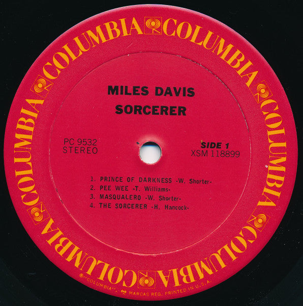 Miles Davis - Sorcerer (1967) - Mint- LP Record 1970's Columbia USA Vinyl - Jazz / Modal
