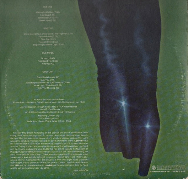 The Velvet Underground - 1969 Velvet Underground Live With Lou Reed - VG+ 2 LP Record 1974 Mercury USA Original Press Vinyl - Classic Rock / Psychedelic Rock / Avantgarde - Shuga Records