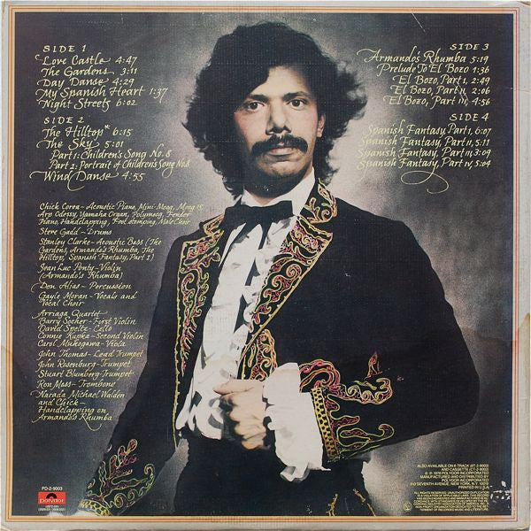 Chick Corea - My Spanish Heart - Mint- 2 LP Record 1976 Polydor USA Original Vinyl - Jazz / Latin / Rumba - Shuga Records