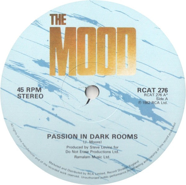 The Mood - Passion In Dark Rooms - Mint- EP Record 1982 RCA UK Original Vinyl - New Wave /Synth-pop - Shuga Records
