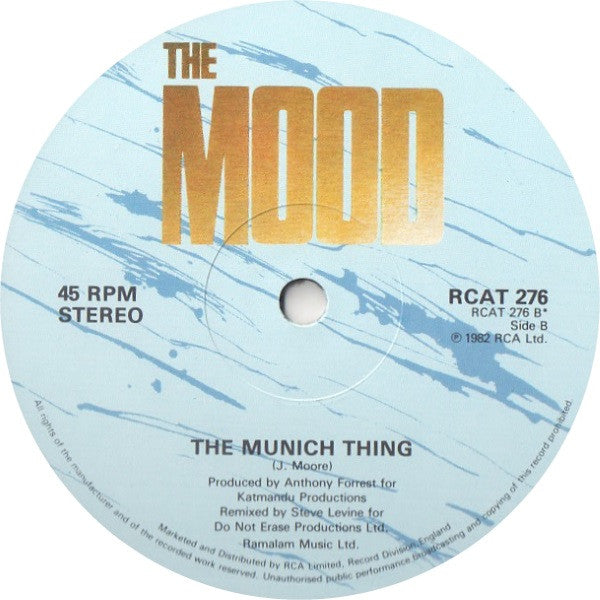 The Mood - Passion In Dark Rooms - Mint- EP Record 1982 RCA UK Original Vinyl - New Wave /Synth-pop - Shuga Records