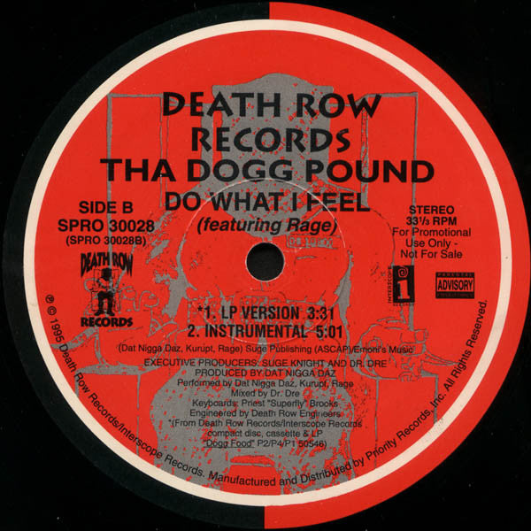 Tha Dogg Pound - Let's Play House - Mint- 12" Single Record 1995 Death Row USA Promo Vinyl - Hip Hop / Gangsta - Shuga Records