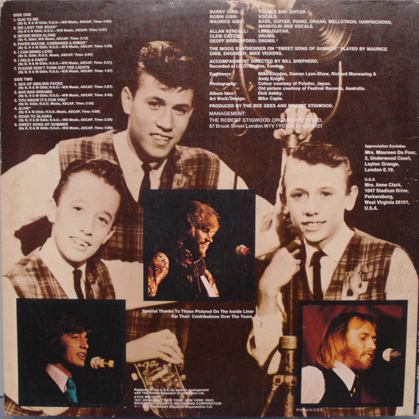 Bee Gees - To Whom It May Concern - VG+ LP Record 1972 ATCO USA Original Vinyl & Pop-Up Gimmick Cover - Pop Rock / Classic Rock - Shuga Records