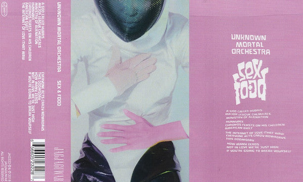 Unknown Mortal Orchestra - Sex & Food - New Cassette 2018 Jagjaguwar Pink Tape - Psychedelic Rock / Experimental - Shuga Records