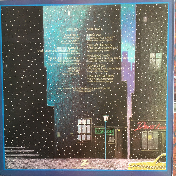 Various – A Christmas Record - Mint- LP Record 1981 ZE UK White Vinyl - - Shuga Records