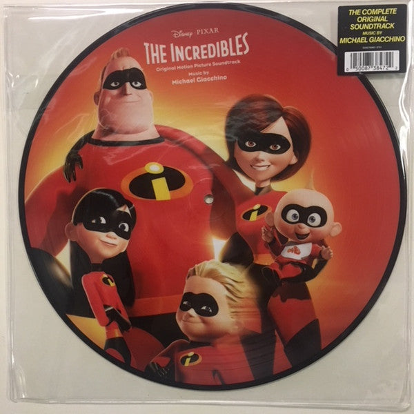 Michael Giacchino - The Incredibles (Original Motion Picture) - New LP Record 2018 Disney Pixar Picture Disc Vinyl - Soundtrack / Disney - Shuga Records