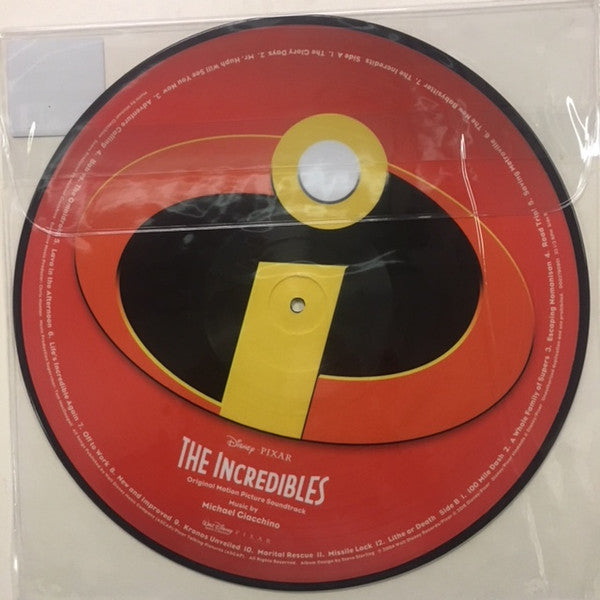 Michael Giacchino - The Incredibles (Original Motion Picture) - New LP Record 2018 Disney Pixar Picture Disc Vinyl - Soundtrack / Disney - Shuga Records