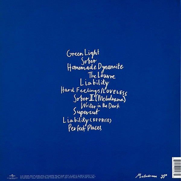 Lorde - Melodrama - Mint- LP Record 2018 UMG 1st Press RARE Blue 180 gram Vinyl, Booklet & 6x Photo Inserts - Indie Pop - Shuga Records