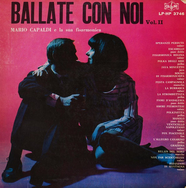 Mario Capaldi E La Sua Fisarmonica - Ballate Con Noi Vol. II - VG LP Record 1966 GR Records Italy Original Vinyl - Folk / World - Shuga Records