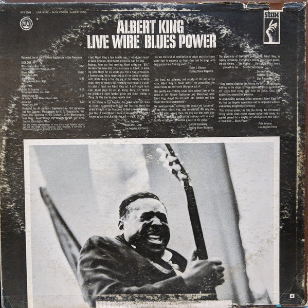 Albert King - Live Wire / Blues Power - Mint- LP Record 1968 Stax USA Original Vinyl - Rhythm & Blues / Soul / Blues - Shuga Records
