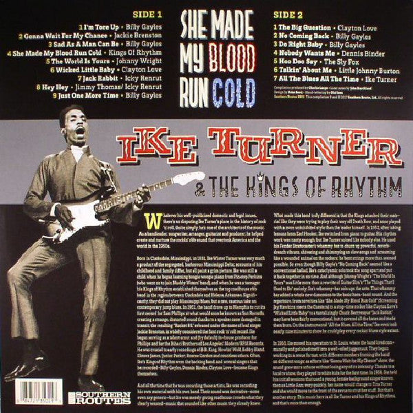Ike Turner And The Kings Of Rhythm – She Made My Blood Run Cold - Mint- LP Record 2017 Southern Routes UK Vinyl - Soul / R&B