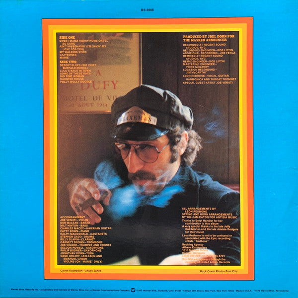 Leon Redbone - On The Track - Mint- LP Record 1975 Warner Vinyl - Delta Blues / Ragtime / Jazz Fusion