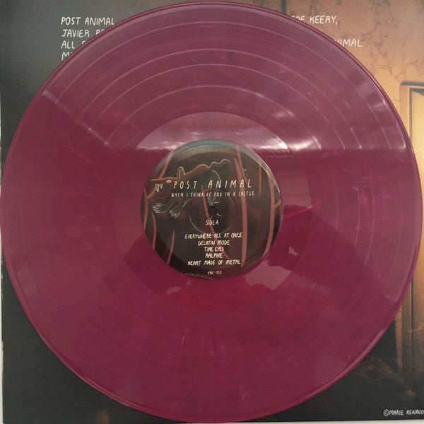 Post Animal - When I Think Of You In A Castle - Mint- LP Record 2018 Polyvinyl 180 gram Magenta Vinyl & Download - Chicago Psychedelic Rock - Shuga Records