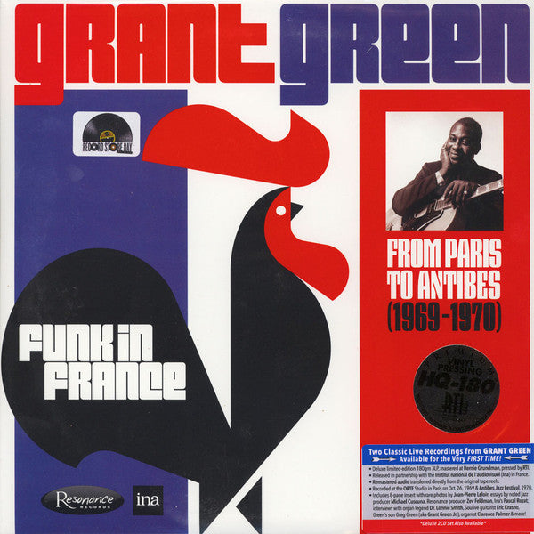 Grant Green - Funk In France: From Paris to Antibes (1969-1970) - New 3 LP Record Store Day 2018 Resonance 180 gram Vinyl & Numbered - Jazz / Jazz-Funk / Jazz Fusion - Shuga Records